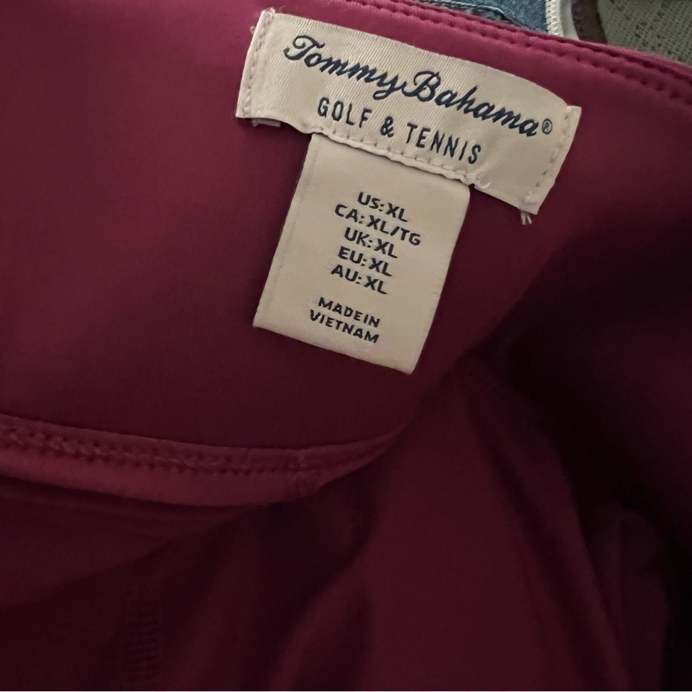 Tommy Bahama Dark Pink UPF 50 Golf Tennis Active Golf Skort Skirt - Picture 4 of 11